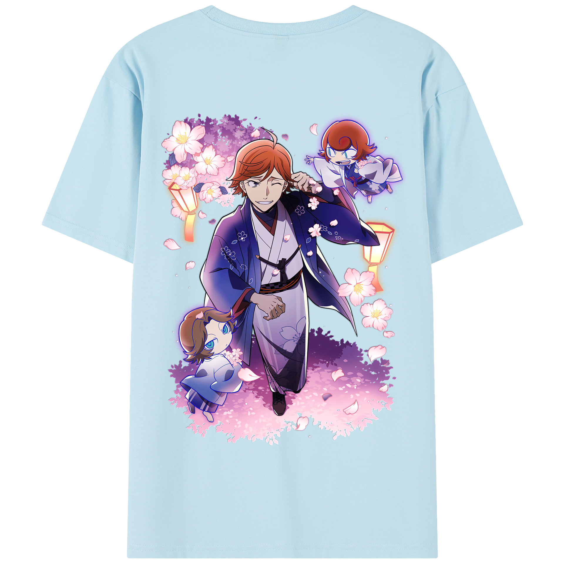 （画像用） 文豪ストレイドッグス Bungo Stray Dogs 綿100％半袖Tシャツ（背面プリント）